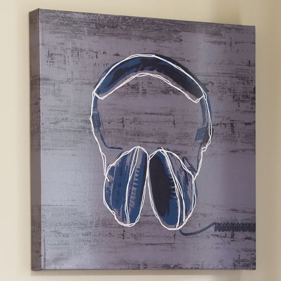 Headphones Wall Art PBteen