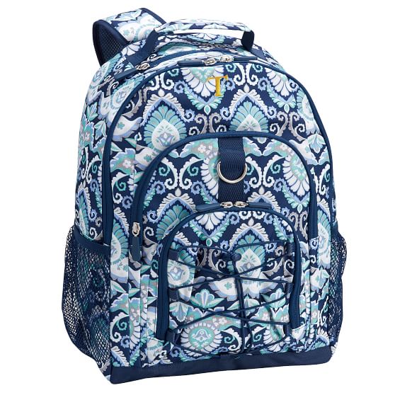 Gear-Up Navy Deco Medallion Backpack | PBteen