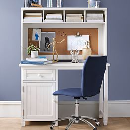Desks Chairs Pb Beadboard E Saving Desk Hutch