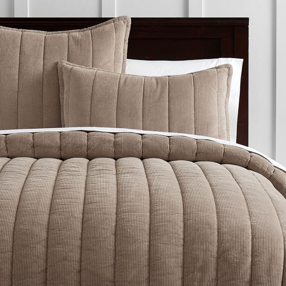 Emerson Corduroy Quilt Sham Pb Emerson Corduroy Quilt Sham