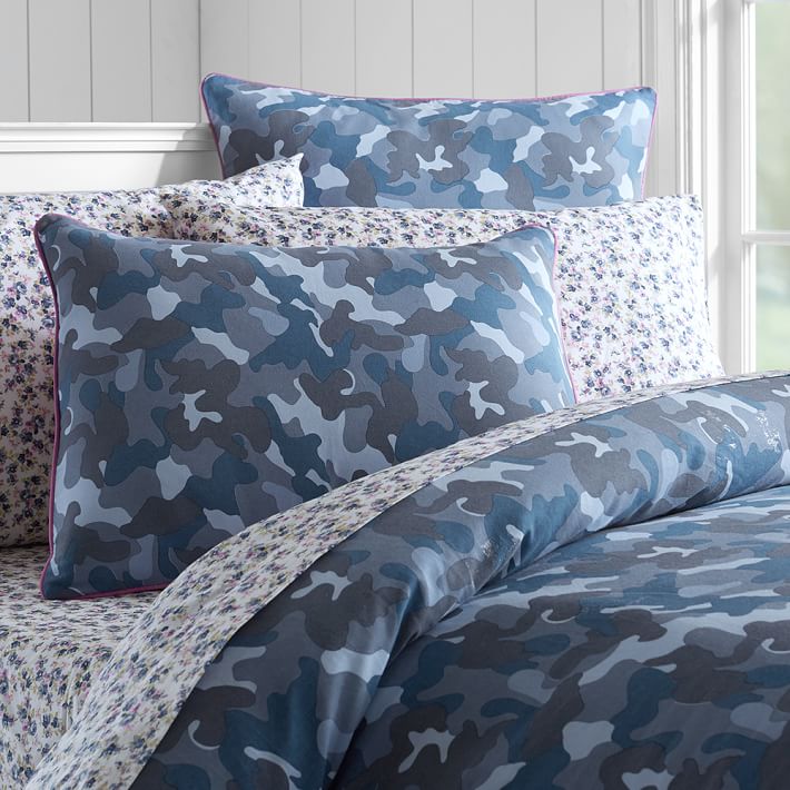 Camo Canvas Duvet Cover Sham Pb