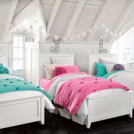 Interior Bedrooms Girls girls bedroom ideas pbteen hampton crinkle puff bedroom