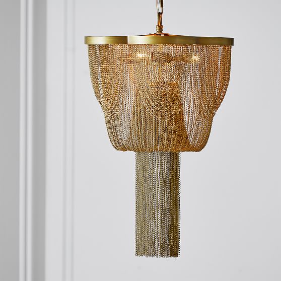 The Emily Meritt Metal Chain Chandelier Pbteen The Emily Meritt Metal Chain Chandelier