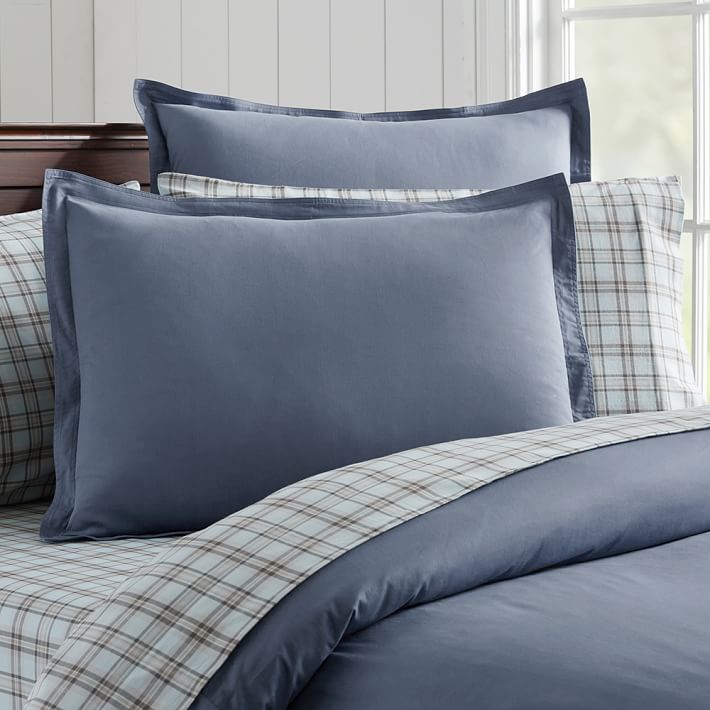 Solid Twill Duvet Cover Sham Pb
