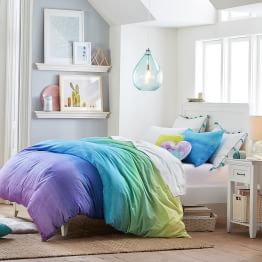 Interior Bedrooms Girls girls bedroom ideas pbteen kaleidoscope floral hampton watercolor rainbow bedroom