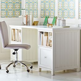Desks Chairs Pb Beadboard Divider Desk