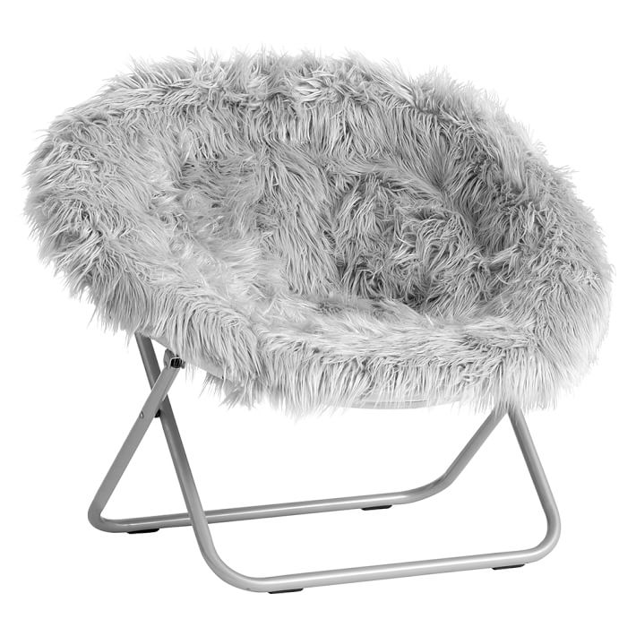 Gray Fur Rific Faux Hang A Round Chair Gray Fur Rific Faux Hang A Round Chair