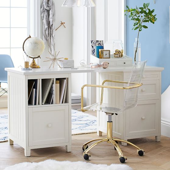 Beadboard Smart Divider Desk PBteen