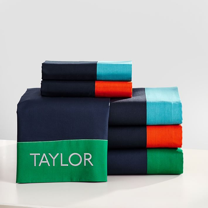 color block sheet set pbteen bright green sheet set