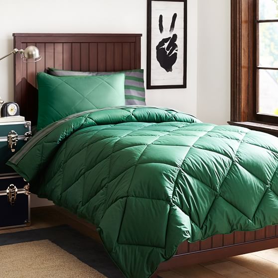 Brooklyn Stripe Essential Value Bedding Set, Green PBteen
