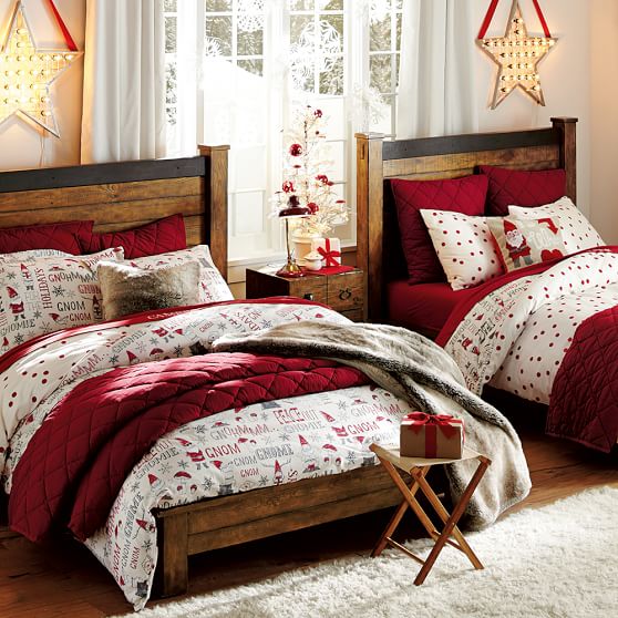 Gnome Flannel Sheet Set PBteen