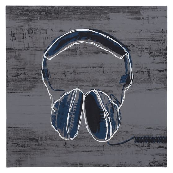 Headphones Wall Art PBteen
