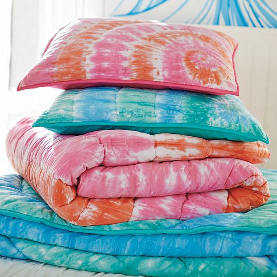 Dunes Tie Dye Cotton Quilt + Sham PBteen