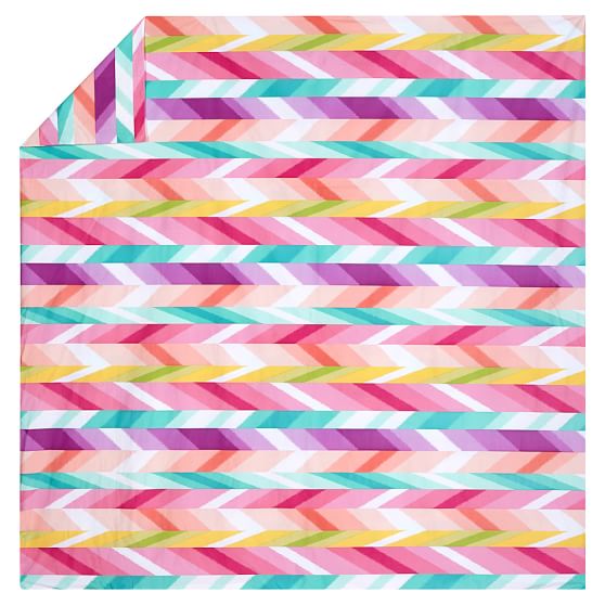 Ikat Stripe Duvet Cover + Sham PBteen