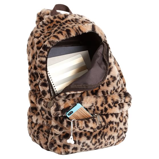 cheetah print nfinity backpack