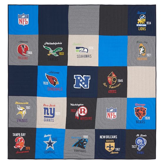 NFL Historic Quilt + Sham | PBteen