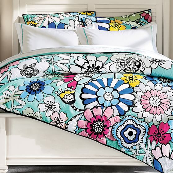Color Me Floral Quilt + Sham PBteen