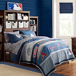 baseball bedding mlb bedding pbteen major league baseball sheets