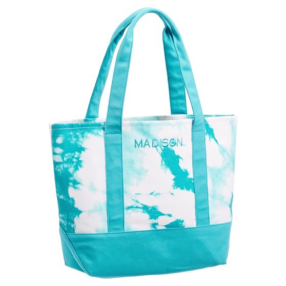 Surf Swell Beach Tote Cool Tie Dye Twist Pool Trim Surf Swell Beach Tote Cool Tie Dye Twist Pool Trim