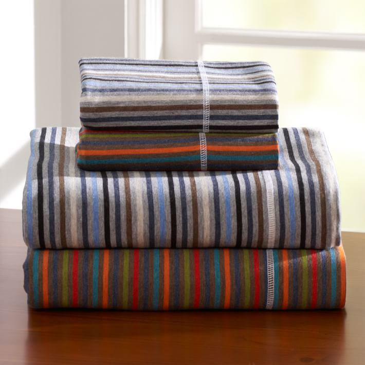 stripe favorite tee sheet set pbteen jersey sheets full