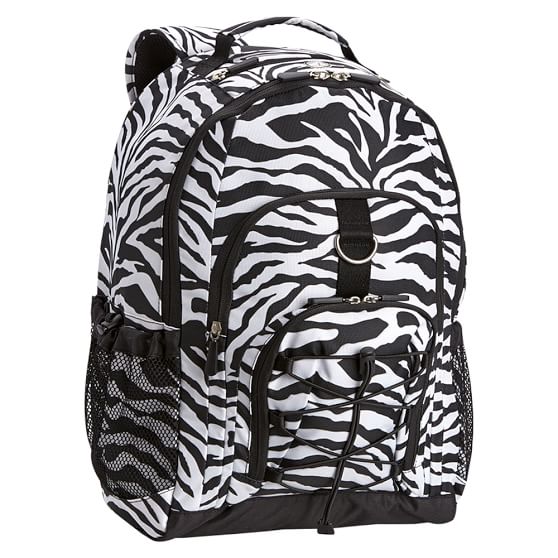GearUp Black Zebra Backpack PBteen