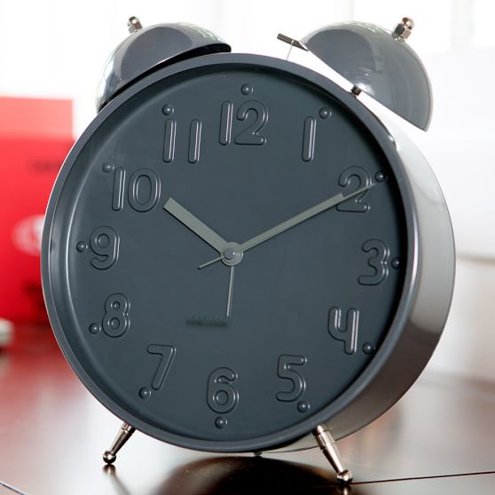 Large Twin Bell Alarm Clock PBteen
