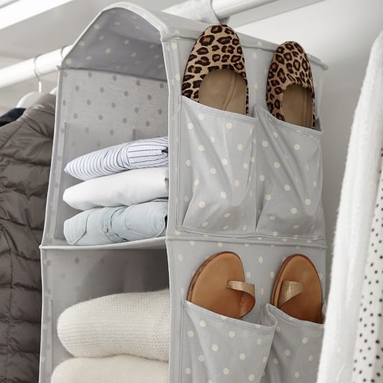 Hanging Closet Organizer W/ Shoe Pockets, Dottie PBteen