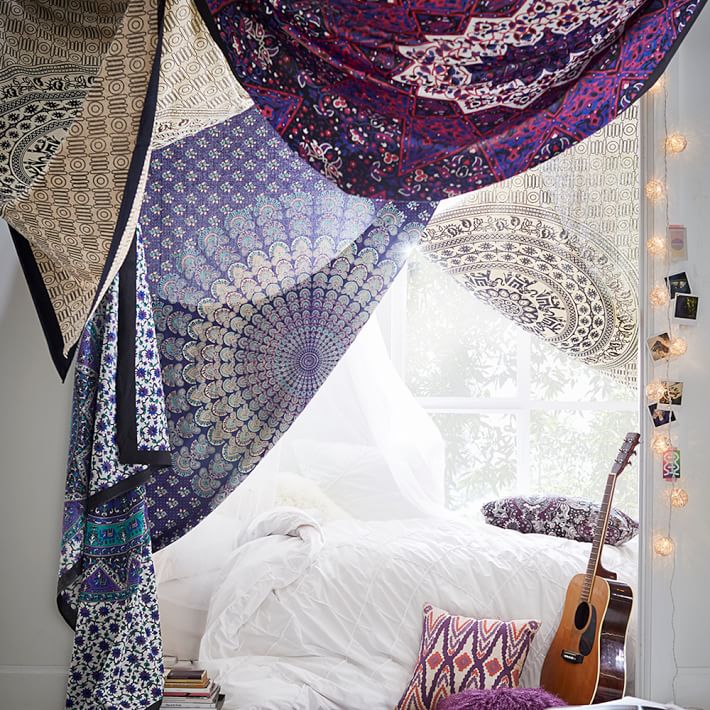 Printed Tapestries Purple Pink Printed Tapestries Purple Pink
