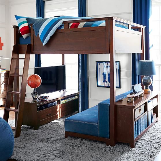Hampton Convertible Loft Bed PBteen
