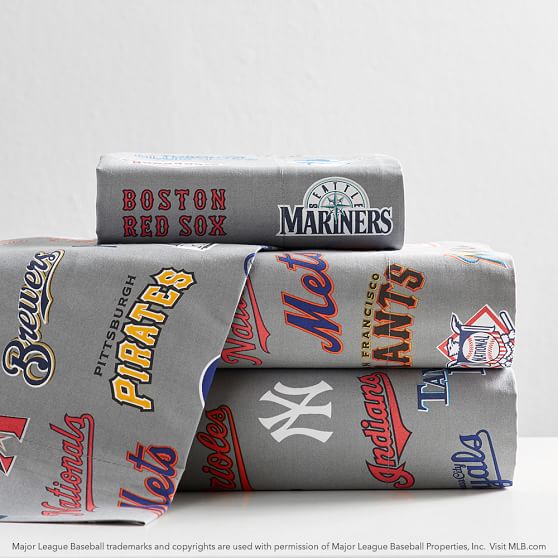mlb sheet set pbteen baseball sheet sets