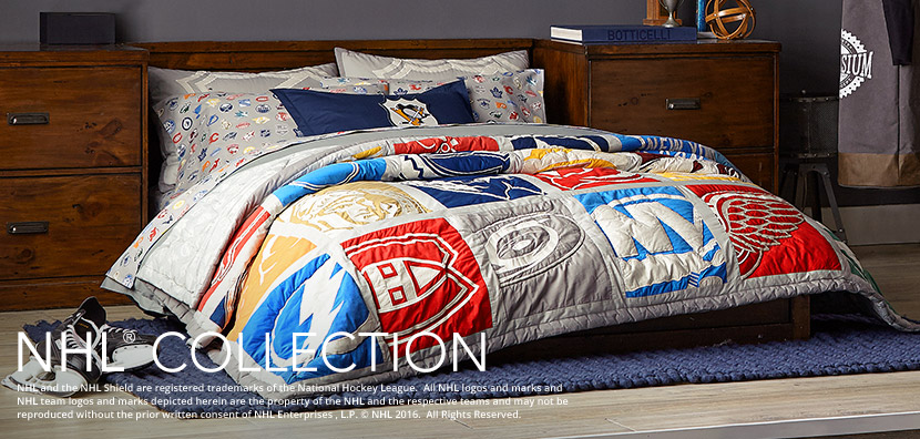 Hockey Bedding Nhl Pbteen Hockey Bedding Nhl