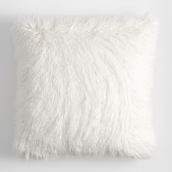 Faux Fur Mongolian Euro Pillow Cover PBteen