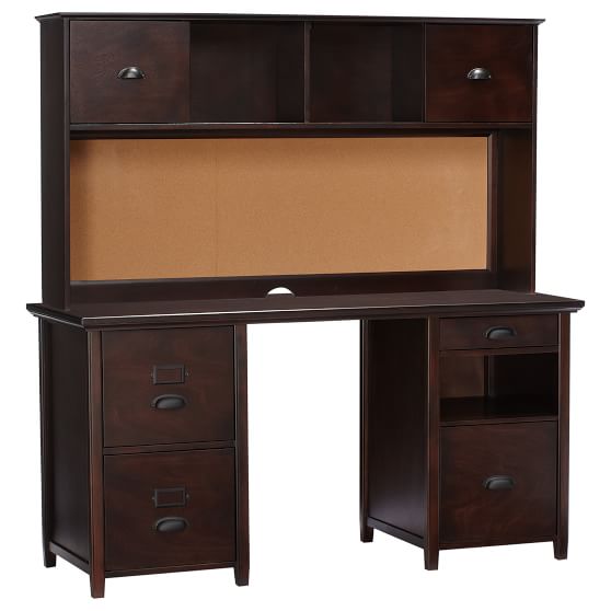 Chatham Large File Desk + Hutch PBteen