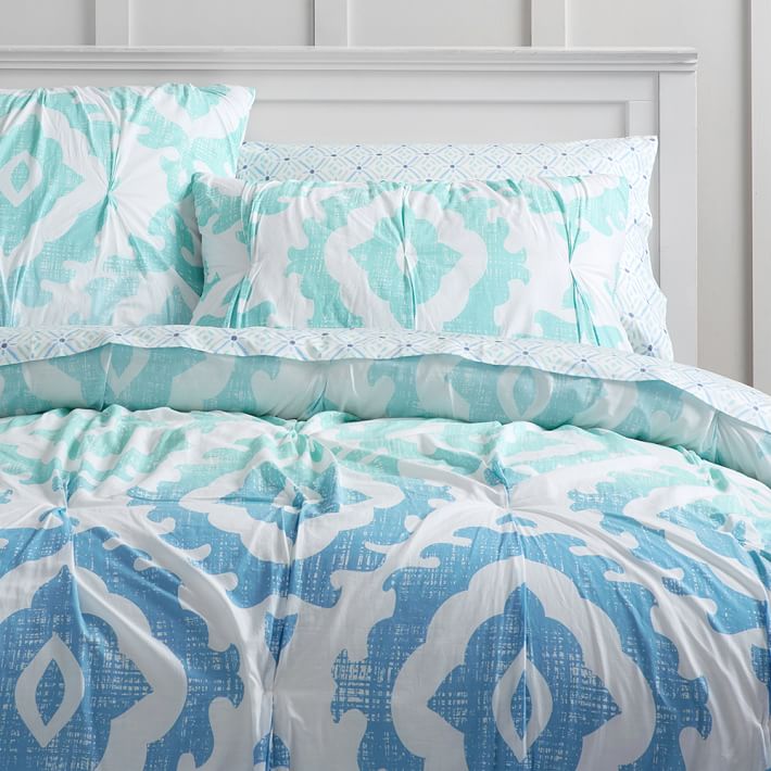 kelly slater organic ikat shells quilt sham pbteen ikat sheets