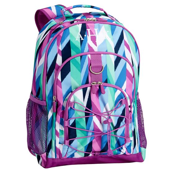 GearUp Multi Cool Ikat Stripe Backpack PBteen