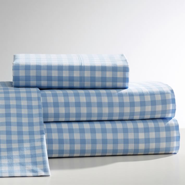 classic gingham sheet set pbteen gingham sheet sets