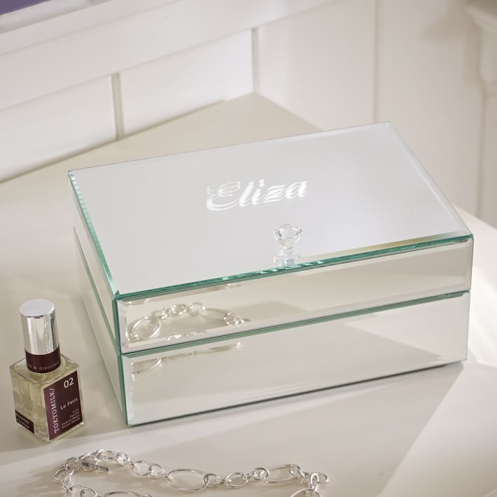 Mirrored Stackable Jewelry Box Pbteen