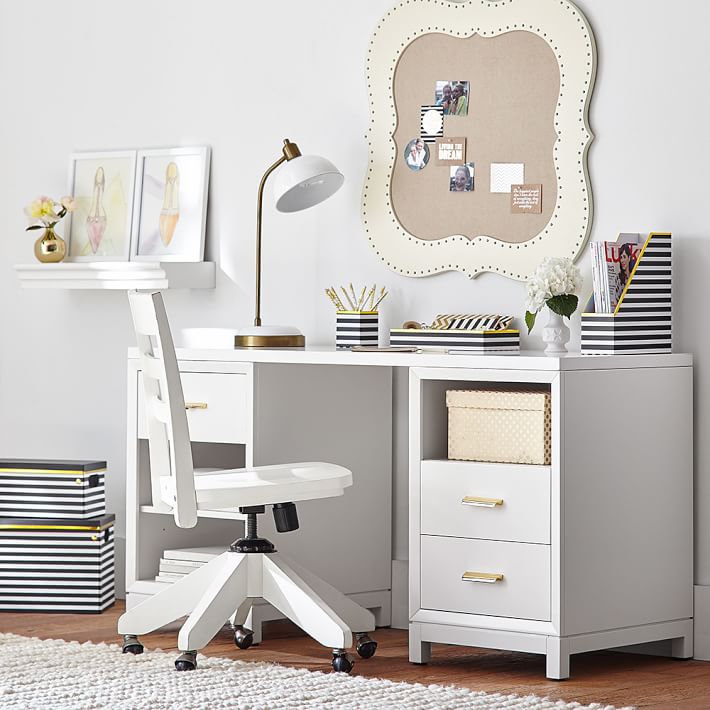Rowan Cubby Drawer Storage Desk Pbteen