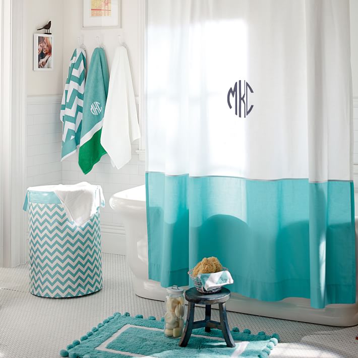 color block bath towels pbteen
