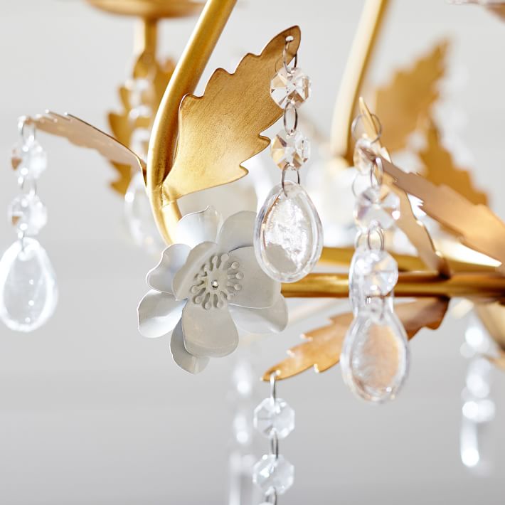 Glazed Flower Chandelier Pbteen