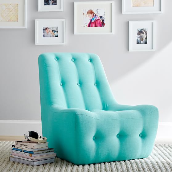 Pool Linen Modern Slipper Chair Pbteen Pool Linen Modern Slipper Chair