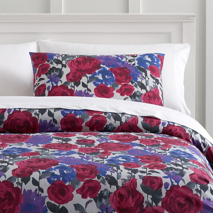 Watercolor Flower Duvet Cover - Sweetgalas