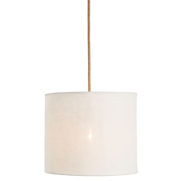 Linen Drum Shade Pbteen