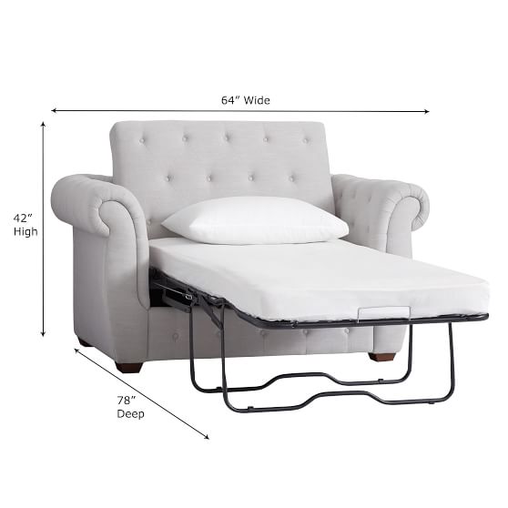 Chesterfield Chair Half Sleeper 64 Pbteen Scroll To Next Item