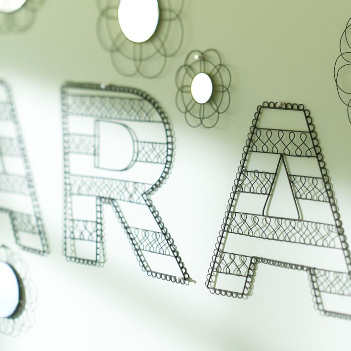 Wire Wall Letters Pb