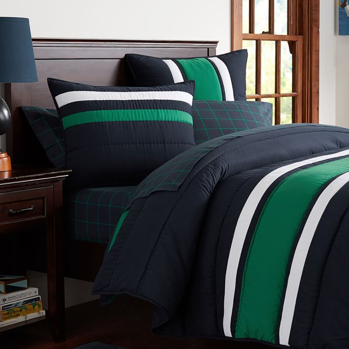Green Boys Bedding