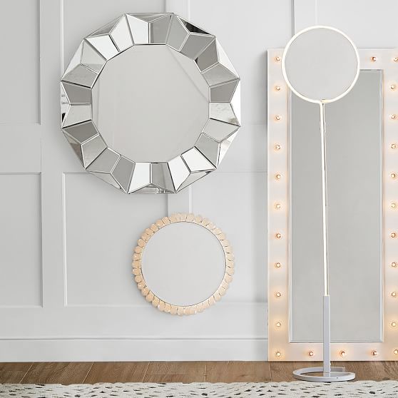 Light Up Floor Mirror Pbteen Roll Over Image To Zoom