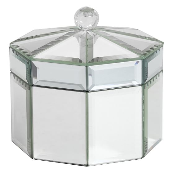 Mirrored Octagon Jewelry Box PBteen