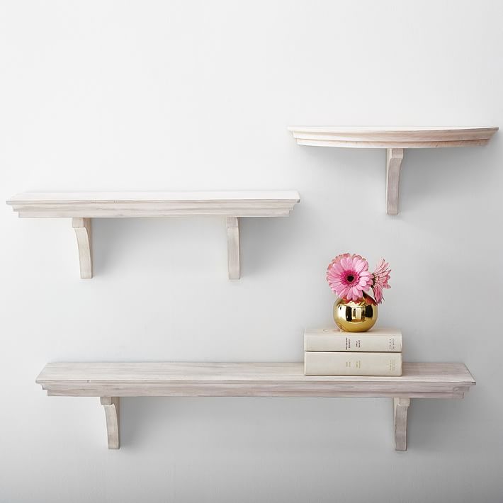 Decorative Wall Shelves White Home Interior Designer Today Simple Shelves Aged White Pbteen Rh Com Cloud Decorative Wall Shelf Pillowfort