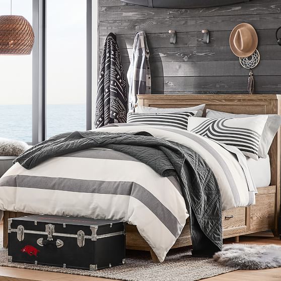 Huntington Ombre Stripe Organic Duvet Cover Sham Pbteen